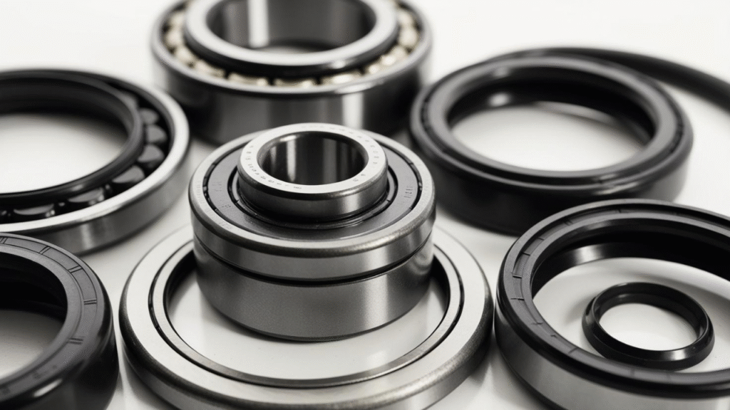 Bearings and Seals: Precision bearings for automotive, manufacturing, and heavy machinery, plus seals designed to prevent leaks and contamination.